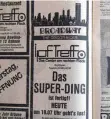  ?? FOTO: ARCHIV IPF- UND JAGST-ZEITUNG ?? Auch bei der Eröffnung 1982 startete die Party um 19.07 Uhr.