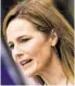  ?? BILD: SN/AFP ?? Amy Coney Barrett wurde von Trump nominiert.