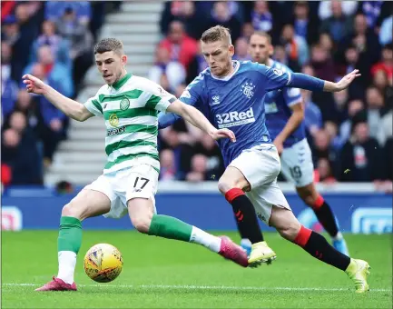  ??  ?? Rangers midfielder Steven Davis admitted that he and his team-mates deserve criticism for losing to Celtic