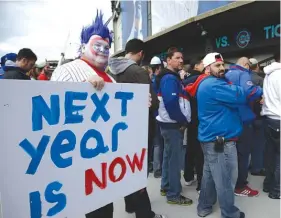  ?? | NAM Y. HUH/AP ?? Cubs fans, who were already pumped up last season, will be even more feverish this year with their team picked by many experts to win the World Series.