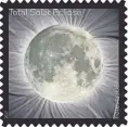  ??  ?? U.S. POSTAL SERVICE The new stamps were designed by retired NASA astrophysi­cist Fred Espenak of Portal.