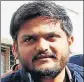  ??  ?? Hardik Patel