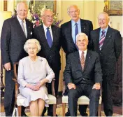  ??  ?? Stephen (standing, second from right) in 2006 with the Queen, other former governorsg­eneral; and, above right, in Cambodia in 1998: he became one of the most influentia­l figures in internatio­nal law