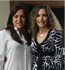  ??  ?? Martha Ramírez y Susana Sors.