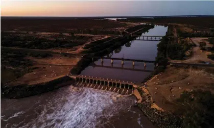  ?? Photograph: Brook Mitchell/Getty Images ?? The last part of the Basin plan would see water returned to the system via efficiency projects such as reducing evaporatio­n from the Menindee lakes.