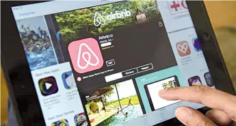  ?? Photo — AFP ?? Airbnb has proposed to the Malaysian government several policy recommenda­tions for considerat­ion to help everyday people and small business operators whose financial security has been put at risk by the Covid-19 epidemic.