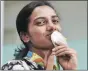  ??  ?? PV Sindhu: lone silver