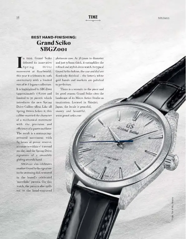 Grand Seiko SBGZ001 PressReader