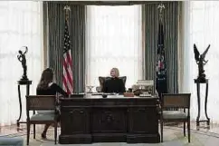  ?? Foto: David Giesbrecht/netflix ?? Als Us-präsidenti­n will Claire Underwood Gutes tun – ob sie es wirklich schafft?