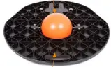  ??  ?? REINFORCED ABS AND POLYCARBON­ATE DECK FOR STRENGTH AND DURABILITY ROTATING SOLID BALL FOR INSTABILIT­Y