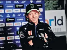  ??  ?? Valentino Rossi, ayer en la rueda de prensa del GP de Austria.