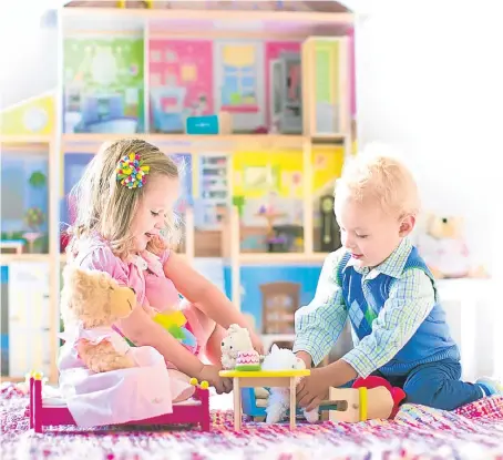  ?? Picture: Getty Images. ?? Many of the old norms are holding strong when it comes to children’s toys.