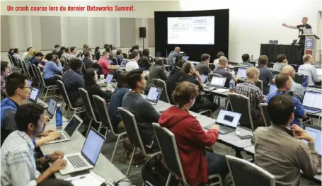  ??  ?? Un crash course lors du dernier Dataworks Summit.