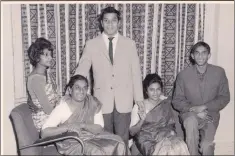  ??  ?? TIES THAT BIND: Amma Naidoo with her children, from left, Ramnie, Murthie, Shanthie and Indres.