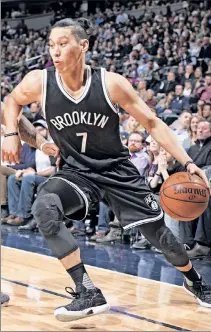  ?? Getty Images ?? STARTING POINT: Jeremy Lin scored just seven points and dished out five assists in 15 minutes of action in his return to the Nets’ lineup Friday night.