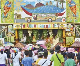  ?? ?? The Araña’t Baluarte festival of Gumaca, Quezon is an homage to bounty and creativity and a season of thanksgivi­ng and sharing.
