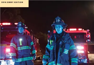  ??  ?? Unbranded Content ABC did not settle on “Station 19’s” title until almost a year after the show was announced, and just weeks ahead of its series premiere date.