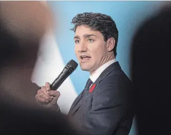  ?? JEAN-FRANCOIS BADIAS THE ASSOCIATED PRESS FILE PHOTO ?? Prime Minister Justin Trudeau says “I am an extremely proud Quebecer, I’m an extremely proud Canadian.”