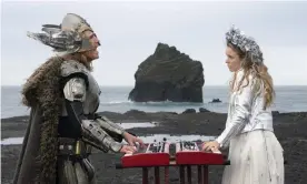  ?? Photograph: Elizabeth Viggiano/AP ?? Innuendo … Will Ferrell and Rachel McAdams in Eurovision Song Contest: The Story of Fire Saga.