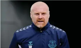  ?? Photograph: Tony McArdle/Everton FC/Getty ?? Sean Dyche, who faces his former club Burnley on Saturday, blamed those in authority at Everton for the financial mess he inherited.
Images