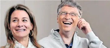  ?? | ?? MELINDA and Bill Gates announced last week that they were getting divorced.
AP