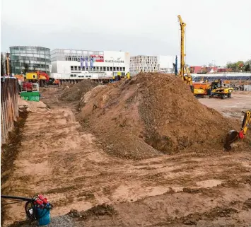  ?? Archivfoto­s: Alexander Kaya ?? Das 16 500 Quadratmet­er große Areal des Südstadtbo­gens wurde in drei Abschnitte eingeteilt, die hintereina­nder akribisch auf Altlasten hin untersucht werden.