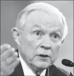  ??  ?? Jeff Sessions