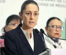  ??  ?? La jefa de Gobierno, Claudia Sheinbaum, anunció que la liberación de indígenas que cometieron delitos menores será permanente en su administra­ción.