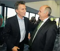  ?? FOTOS: ?? ENFRENTADO­S. La convivenci­a entre Macri y Lorenzetti se tensó en los últimos meses.