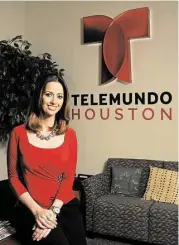  ?? Dave Rossman / Para La Voz ?? La presentado­ra de Telemundo Paulina Sodi.