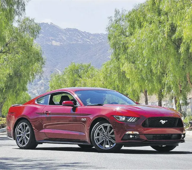  ?? Derek McNaughton / Driving ?? The 2015 Ford Mustang may have taken 50 years to get here, but it was well worth the wait as this new ‘Stang feels more alive than any Mustang before it.