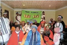  ?? Picture: FAITH QINGA ?? UPHOLDING TRADITION: Members of the Amatshawe clan gathered for their first family meeting last weekend to uphold their traditions and pass on teachings to the younger generation