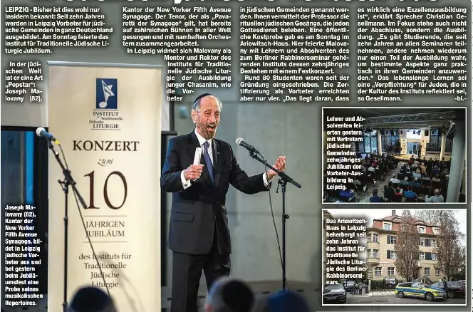 Shalom! New Yorker Tenor (82) bildet in Sachsen jüdische Vorbeter aus