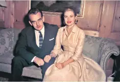  ??  ?? Hollywood royalty: Prince Rainier of Monaco and Grace Kelly
