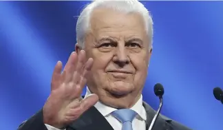  ?? ?? Leonid Kravchuk served as Ukraine's first president from 1991 to 1994.