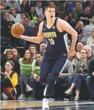  ?? Joe Amon, The Denver Post ?? The Nuggets intend to sign center Nikola Jokic to the richest deal in team history.