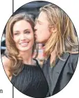  ??  ?? Angelina Jolie and Brad Pitt at the world premiere of World War Z in London