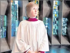  ??  ?? The parents of Coventry Cathedral chorister Sebastian Carrington, 12, from Hinckley are considerin­g Crowdfundi­ng to pay for him to record an album with a profession­al orchestra before his voice changes, March 2018.