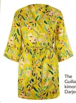  ??  ?? The Guiliana kimono by darjeeling