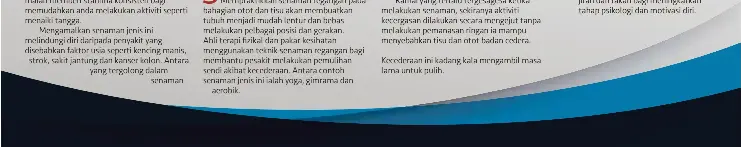 Senaman Jamin Kualiti Hidup Berkekalan Pressreader