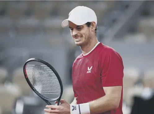  ??  ?? 0 Andy Murray will hope that a strong training block will enable him to play something approachin­g a full schedule in 2021.