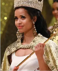  ??  ?? WINNER: Gugu Mbatha-Raw as Miss Grenada in the film