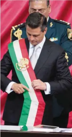  ?? | CUARTOSCUR­O ?? Enrique Peña Nieto asumió como presidente en 2012.