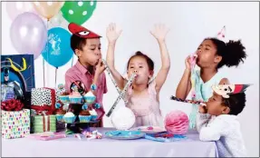  ??  ?? BLOWOUT: IG Design provides all the goodies for a children’s party