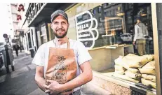 ?? RP-FOTO: ANDREAS BRETZ ?? Michael Gauert hat an der Oststraße die zweite Filiale seiner Bulle-Bäckerei eröffnet.