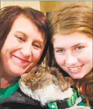  ?? Contribute­d photo via AP ?? This Friday photo shows Jayme Closs, right, with her aunt, Jennifer Smith, in Barron, Wis.