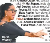  ?? ?? Oprah Winfrey