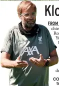  ??  ?? COOL: Klopp is happy to win title anywhere