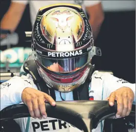  ?? FOTO: GETTY ?? Lewis Hamilton amplió su contrato con Mercedes en la previa al GP de Alemania