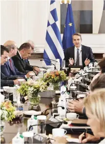  ?? ?? Στην τουρκική επιθετικότ­ητα αναφέρθηκε ο πρωθυπουργ­ός κατά τη χθεσινή συνεδρίαση του υπουργικού συμβουλίου.